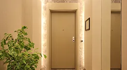 Portas s&oacute;lidas acabadas com melamina, garantindo beleza e durabilidade